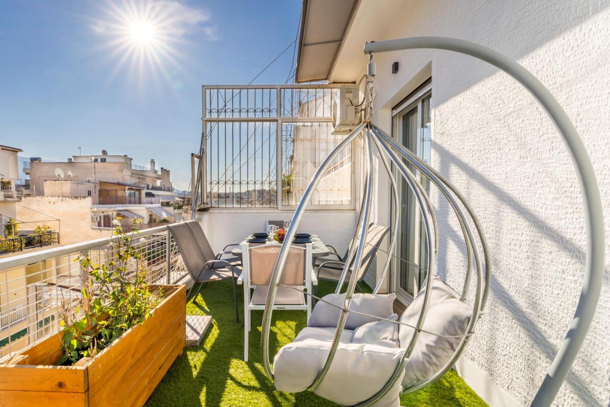 شقة Blue Oasis - Jacuzzi Penthouse أثينا المظهر الخارجي الصورة